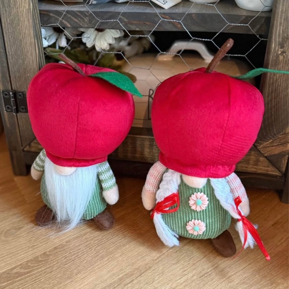 Apple Gnomes Set of 2